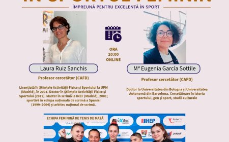 Întâlnire cu campioanele României și experți internaționali. Stereotipuri în sportul feminin