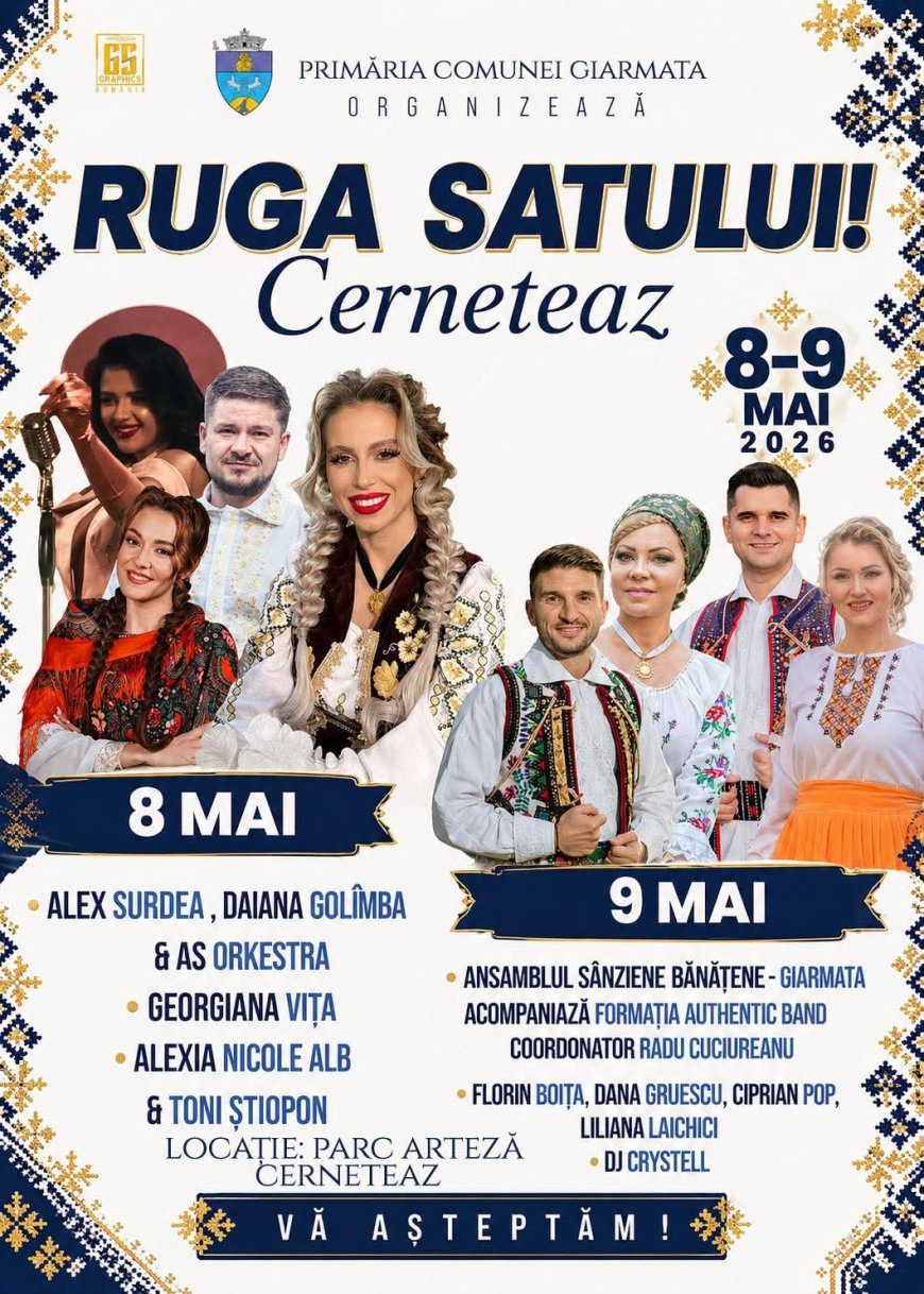 Cântec, joc și voie bună la Cerneteaz