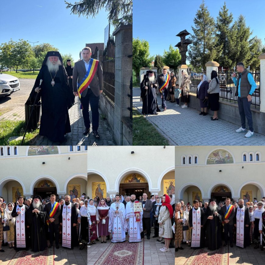 Mitropolitul Banatului, alături de comunitatea din Ghiroda