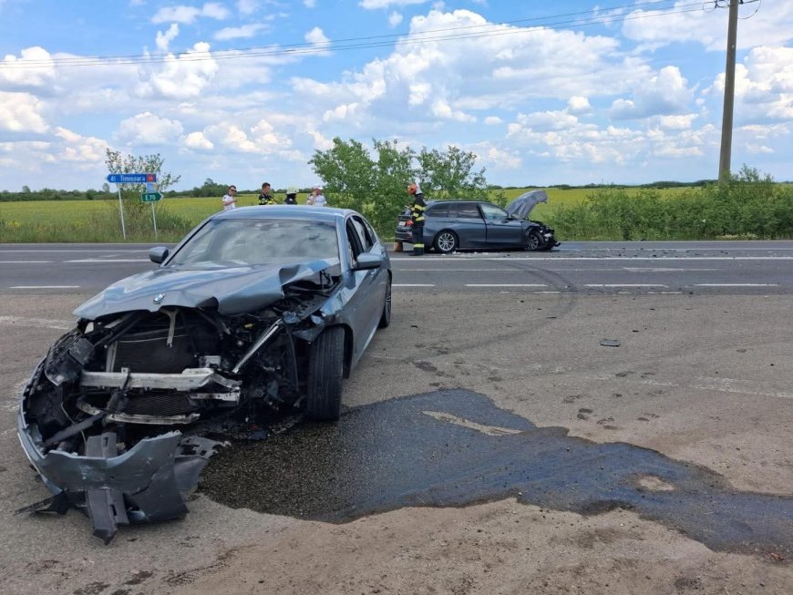 Coliziune gravă între Voiteni și Deta