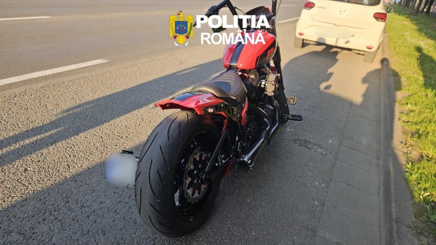 Zeci de motociclete verificate în Arad