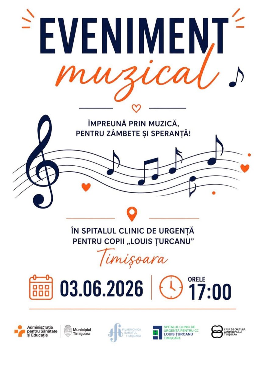Muzica ajunge în spitalele din Timișoara