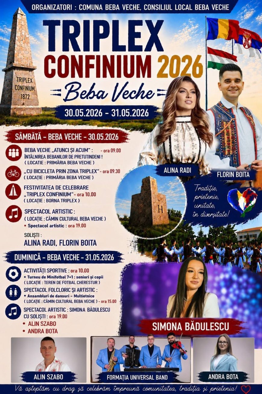 Triplex Confinium 2026-Două zile de sărbătoare la Beba Veche