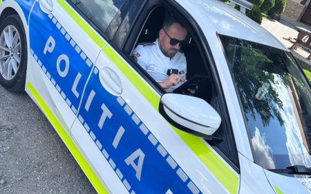 Polițiștii, pe DN 6! Acțiune pentru creșterea siguranței rutiere