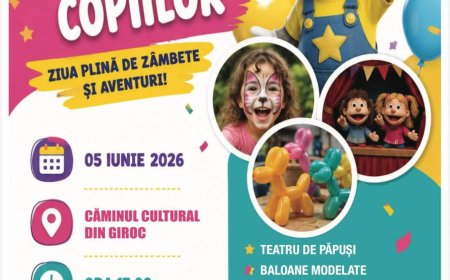 Zi de sărbătoare pentru copii la Giroc