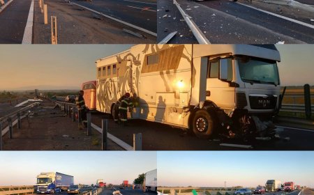 Accident pe A1