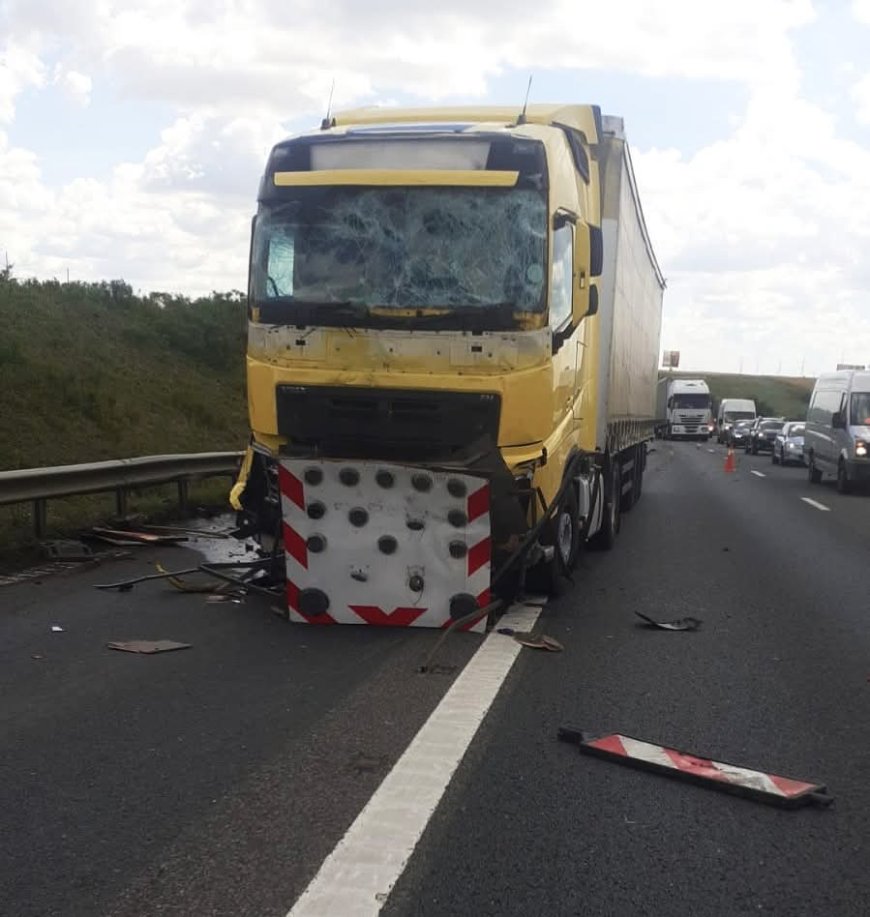 Accident pe A1