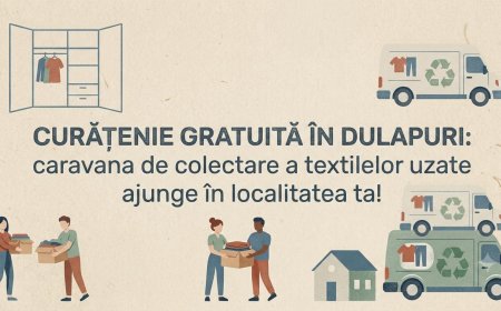 Scapă gratuit de hainele vechi și de textilele uzate