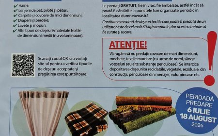 Se colectează deșeurile textile din Recaș