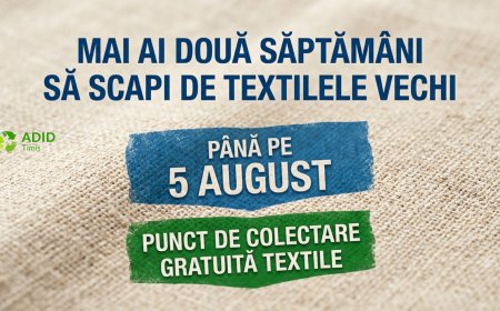 Mai ai două săptămâni să scapi gratuit de textilele vechi