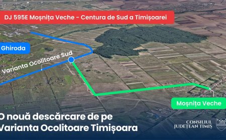 Legătură rutieră nouă între Moșnița Veche și Centura Sud