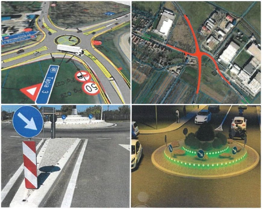 Se construiește un nou sens giratoriu în Timiș