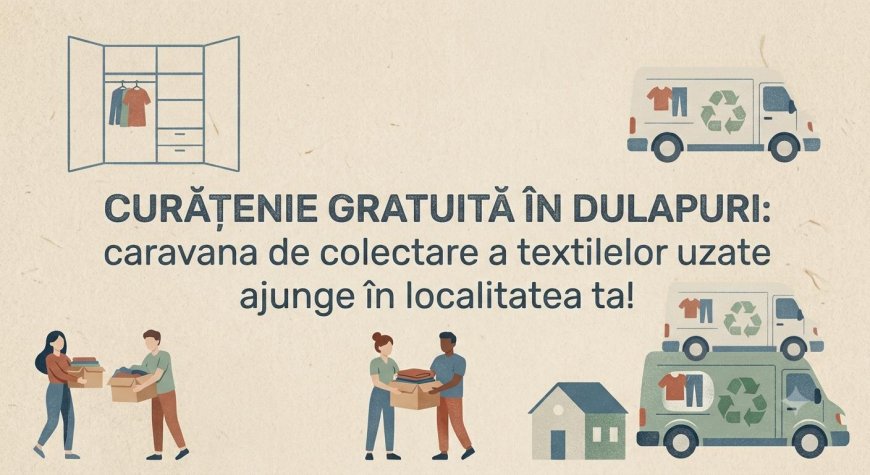 Scapă gratuit de hainele vechi și de textilele uzate