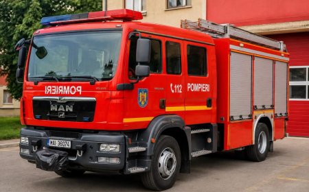 Autospeciala SVSU Satchinez, indisponibilă după o intervenție la incendiu