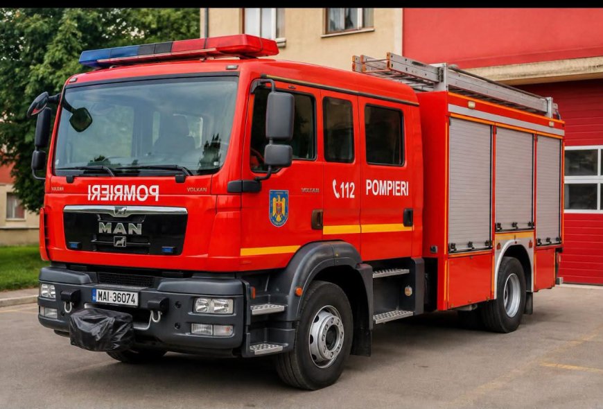 Autospeciala SVSU Satchinez, indisponibilă după o intervenție la incendiu