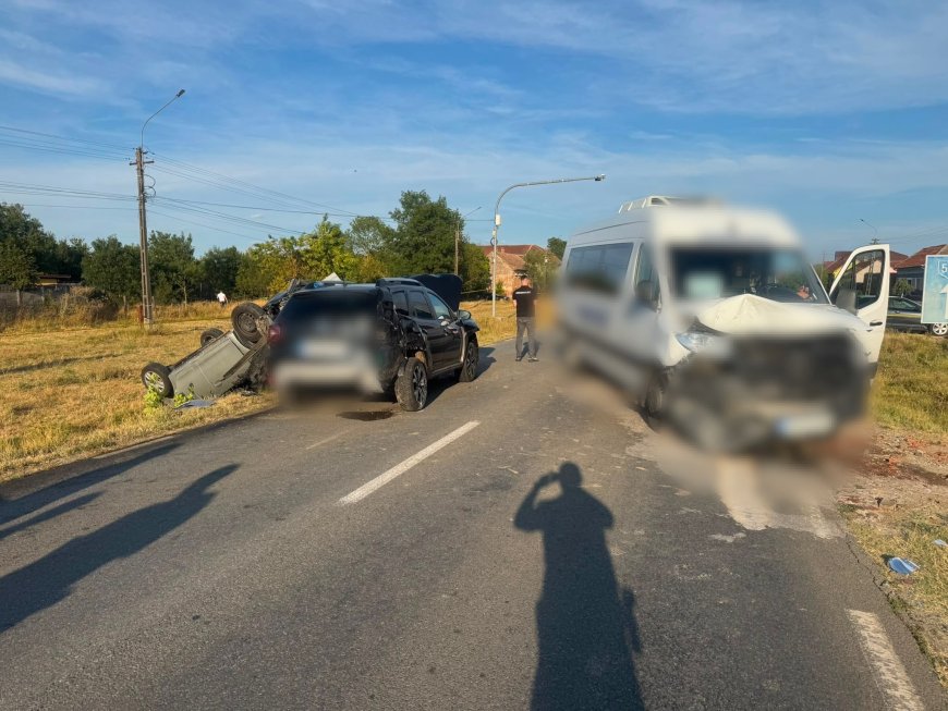 Impact devastator! Un bărbat a murit