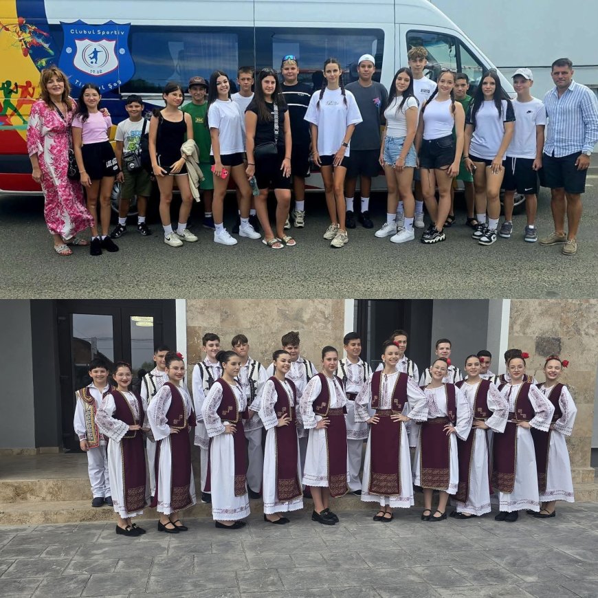 Excursie pentru copiii Ansamblului Timișul Șăgean