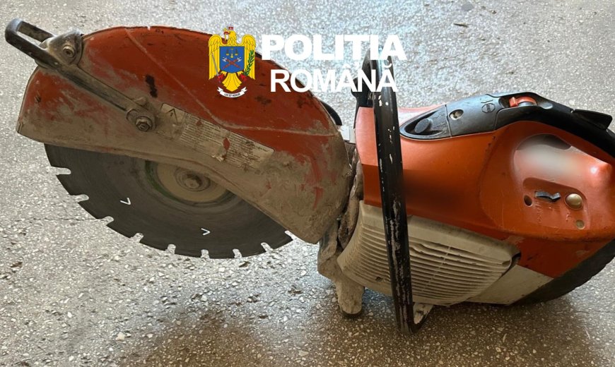 Reținut după ce a furat un motofierăstrău