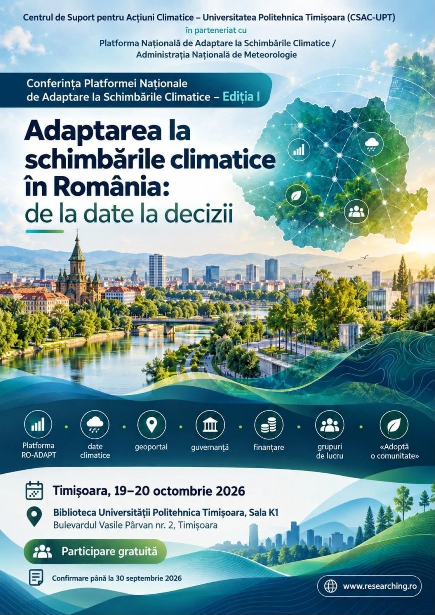 Prima conferință națională dedicată domeniului are loc la Universitatea Politehnica Timișoara