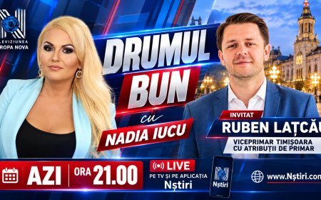 AZI, LA „DRUMUL BUN” cu NADIA IUCU