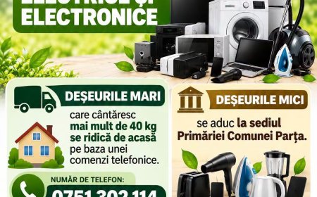 Se colectează deșeurile electrice și electronice din Parța