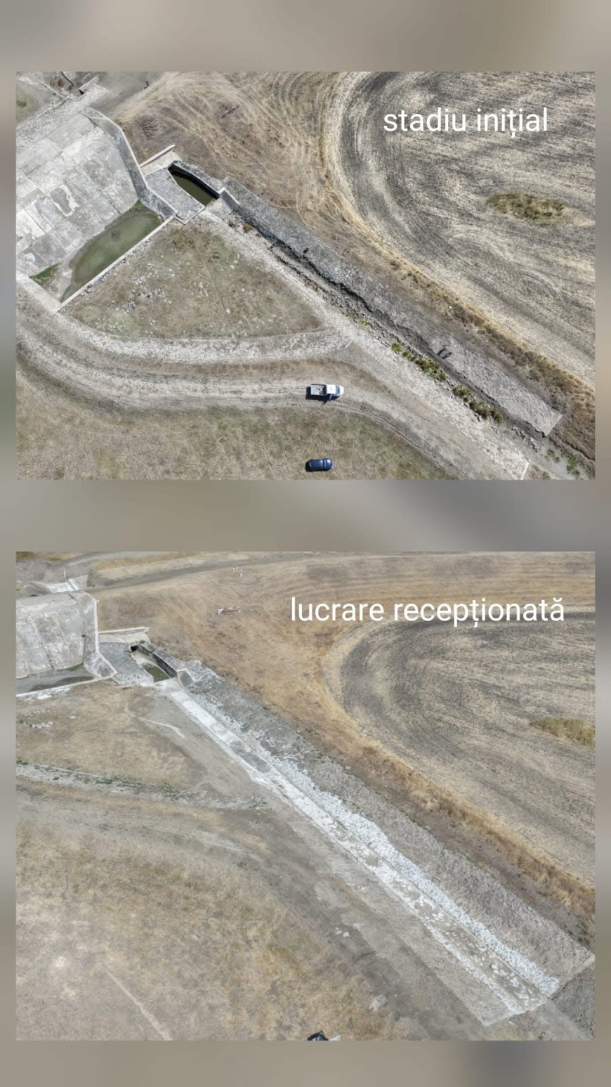 Lucrări finalizate la acumularea Moravița