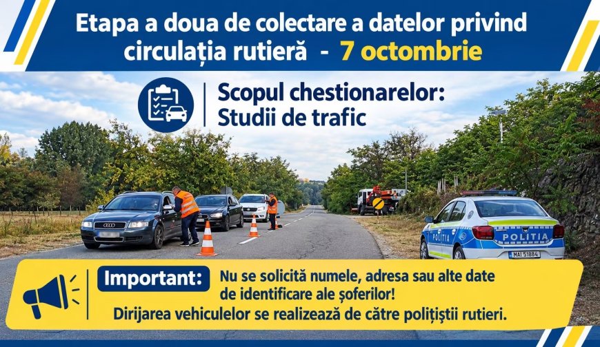 Şoferii opriți în trafic pentru întrebări