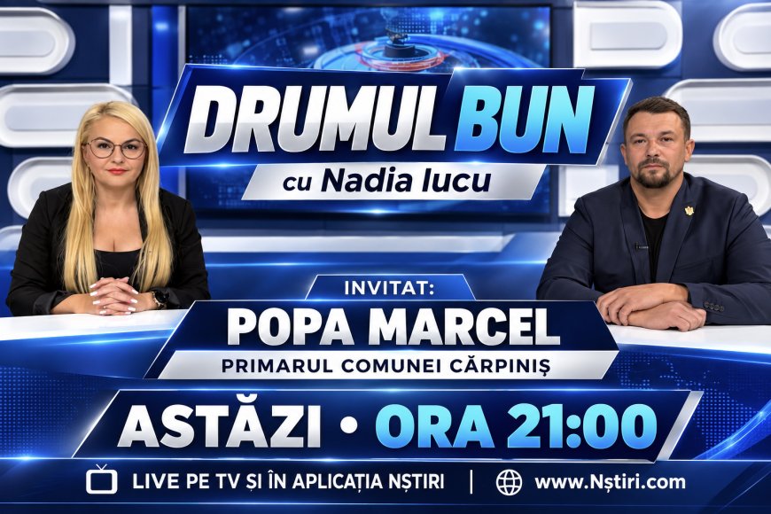 📺 DRUMUL BUN CU NADIA IUCU – ASTĂZI, DE LA ORA 21:00!